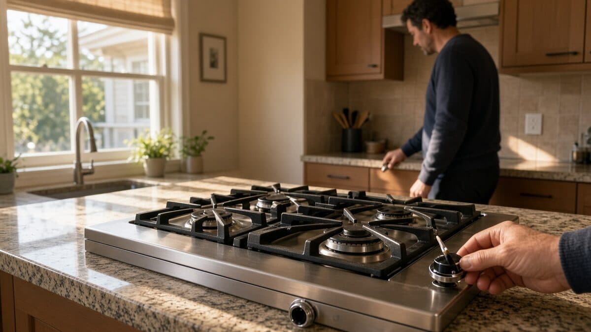 Gas Cooktop Clicking but Not Lighting After Rocklin Summer